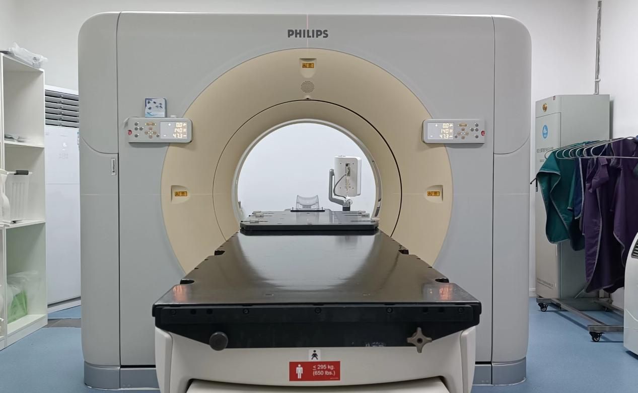 乐山市首台放射治疗专用飞利浦大孔径ct模拟定位机 philips ct big